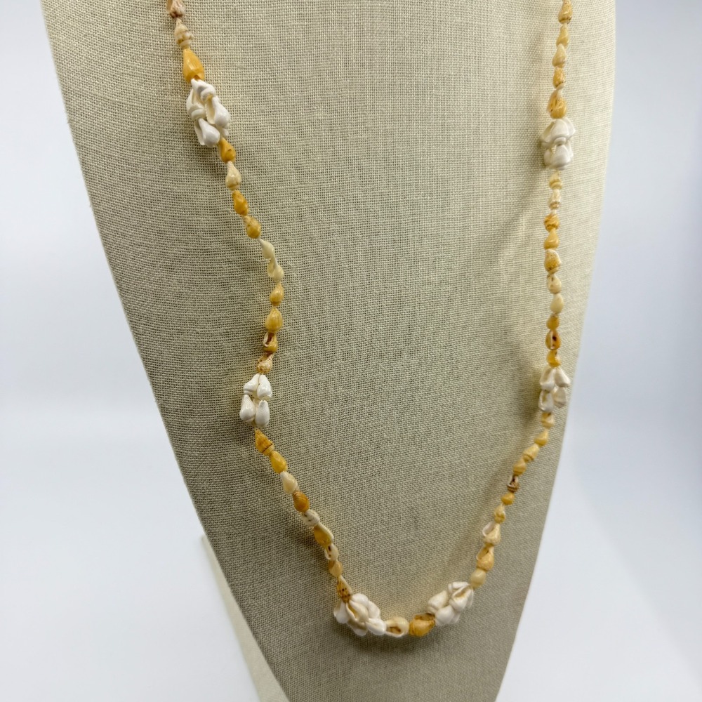 Boho Coastal Seashell Necklace - Summer Beach Festival Jewelry Gift - Picture 4 of 11